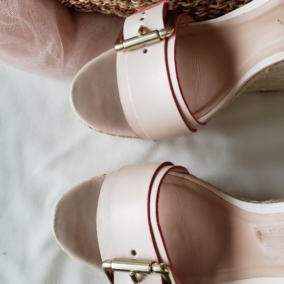❤HP❤ Pour La Victoire Jaclyn Pink Wedge Espadrille - Picture 4 of 8